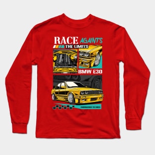 E30 Race Againt The Limits Long Sleeve T-Shirt